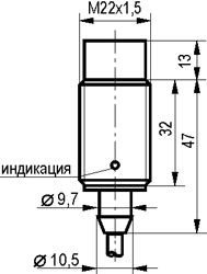 Габариты ISN FF5A-31N-10-LZ